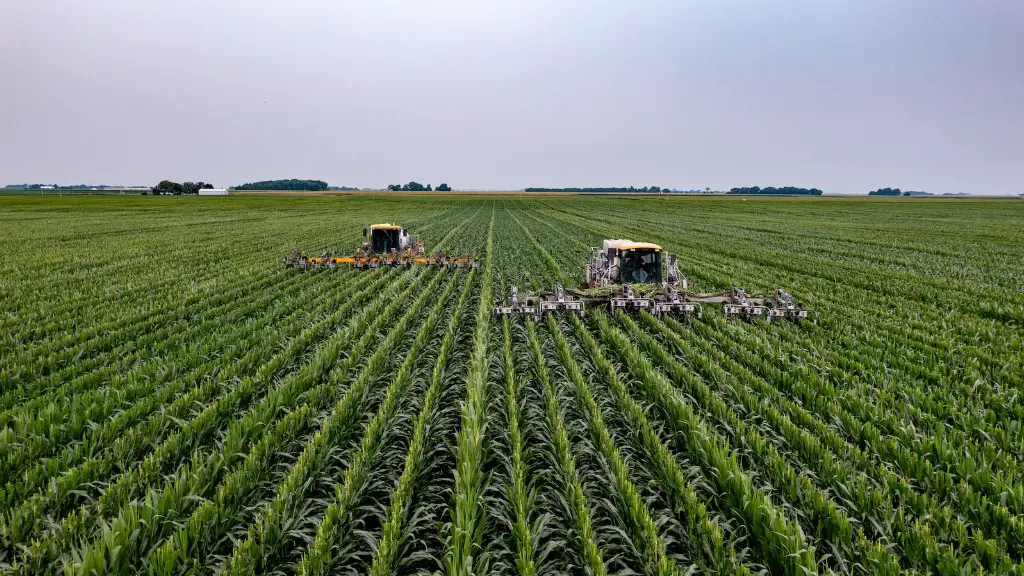 What is inter row spacing in agriculture?